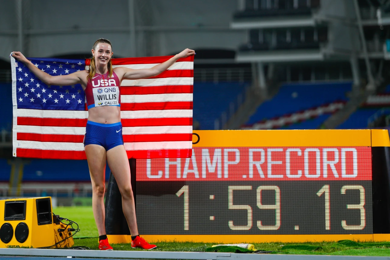 Super Roisin Willis wins World U20 Championships 800m gold medal with 1:59.13 CR