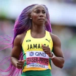 Shelly-Ann Fraser-Pryce at the World Athletics Championships 2022 in Oregon