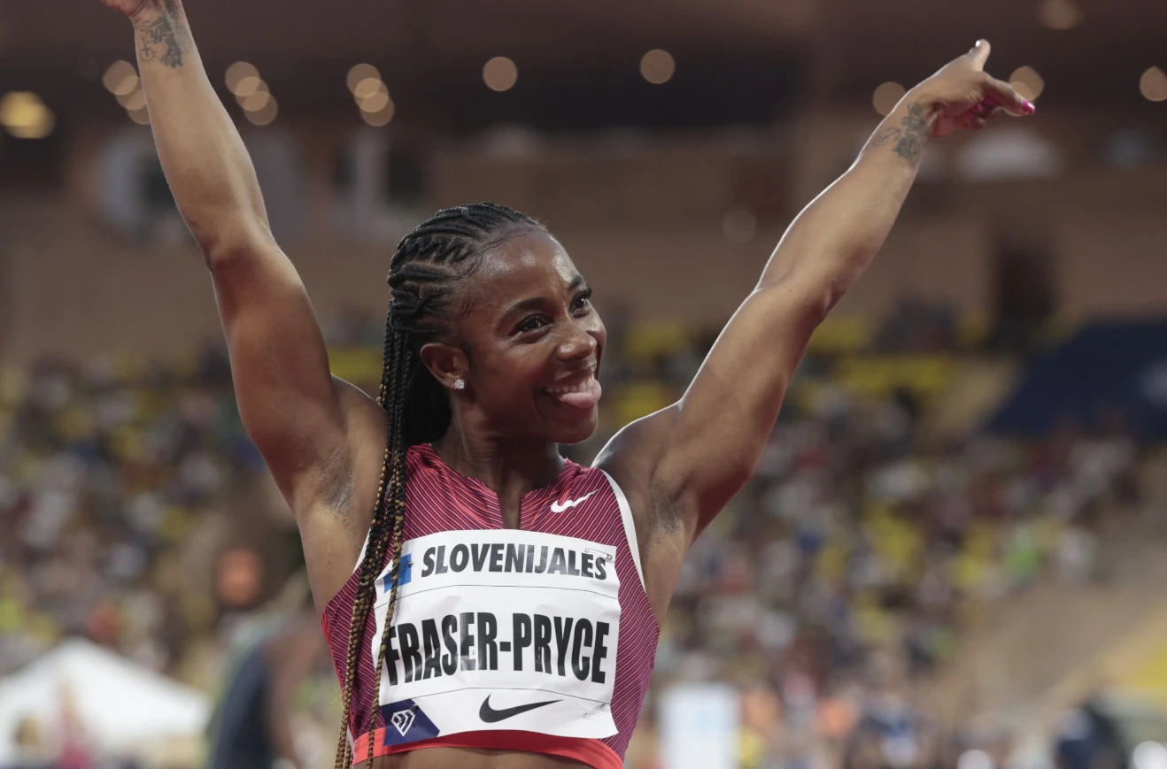 Shelly-Ann Fraser-Pryce runs 10.62 at 2022 Monaco Diamond League