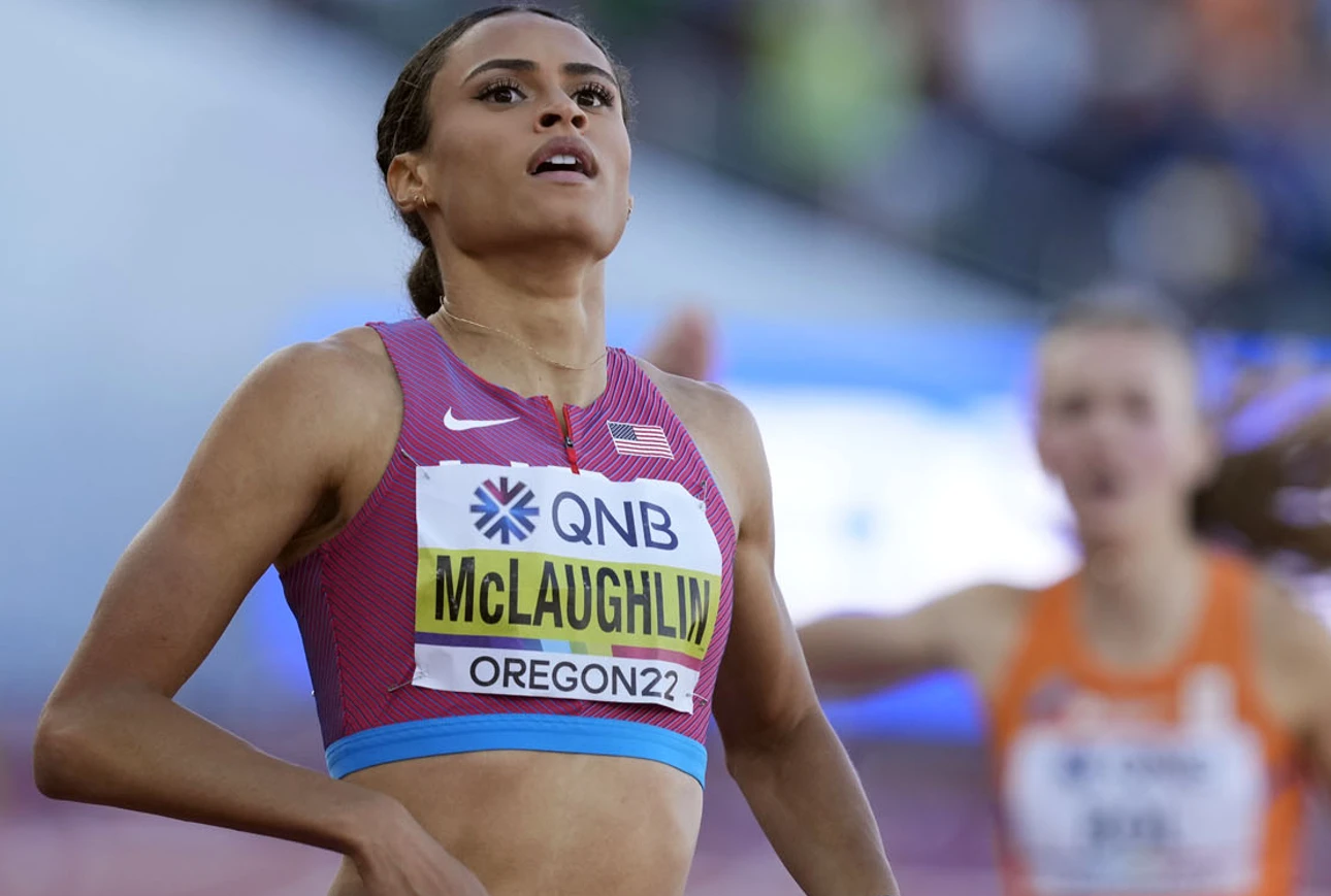 Sydney McLaughlin at the World Athletics 2022 in Oregon