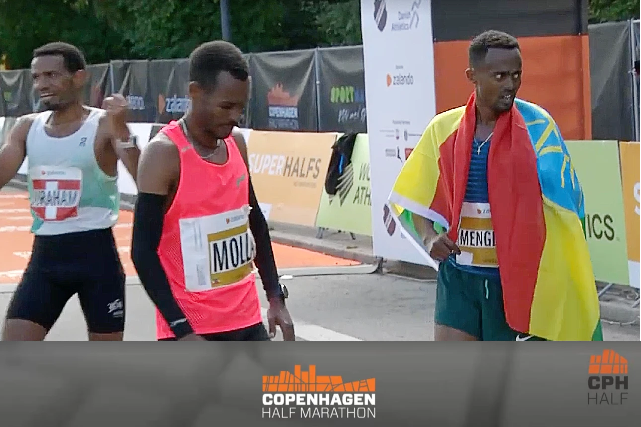Copenhagen Half Marathon 2022 results; Wins for Ethiopians Mengesha and Teshome