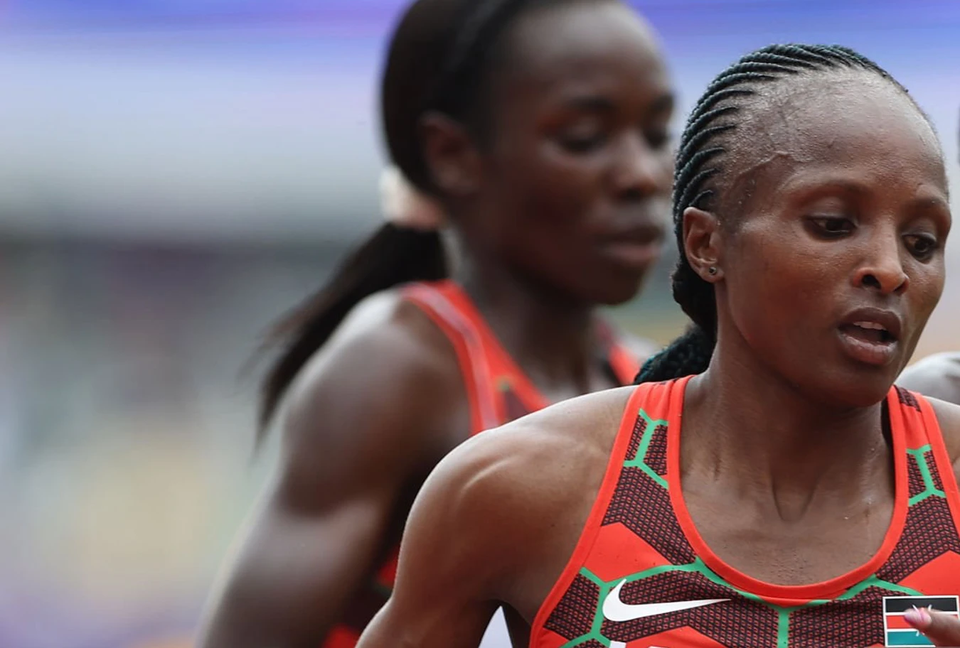 Hellen Obiri of Kenya at the world championships