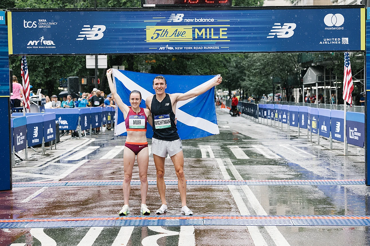 The top 2022 New Balance 5th Avenue Mile results; Jake Wightman and