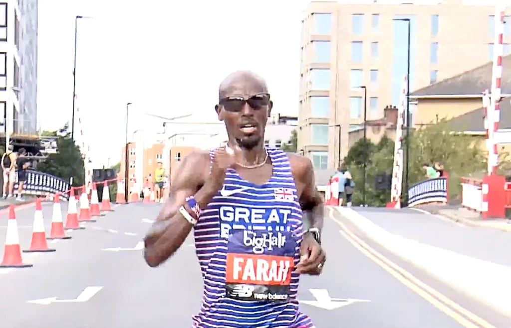 Mo Farah wins The Big Half 2022 men's elite race