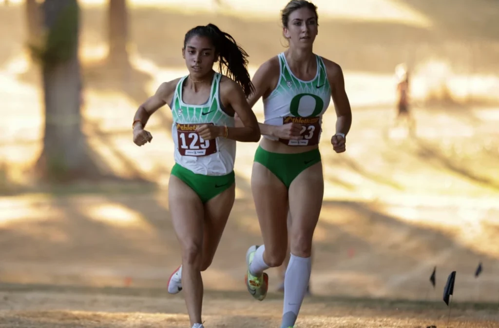 Oregon Cross Country teams in action