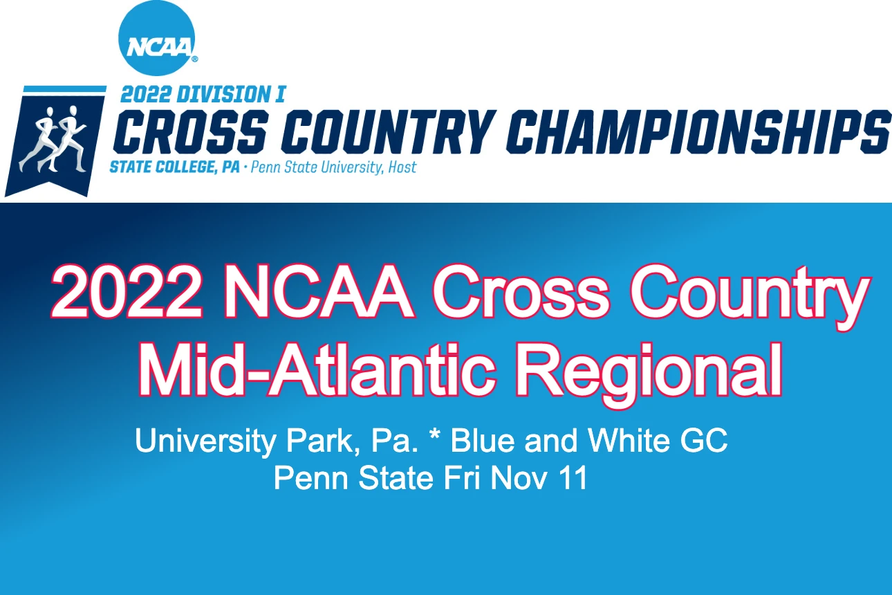 How to follow the 2022 NCAA MidAtlantic Cross Country Regional