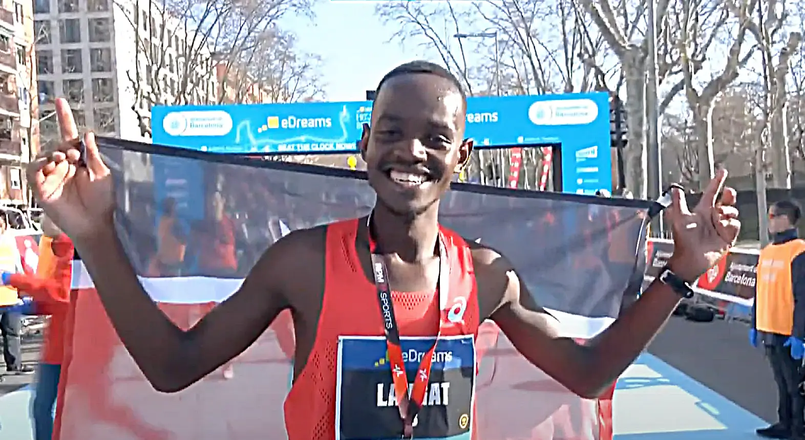 Charles Kipkurui Langat wins the Barcelona Half Marathon 2023