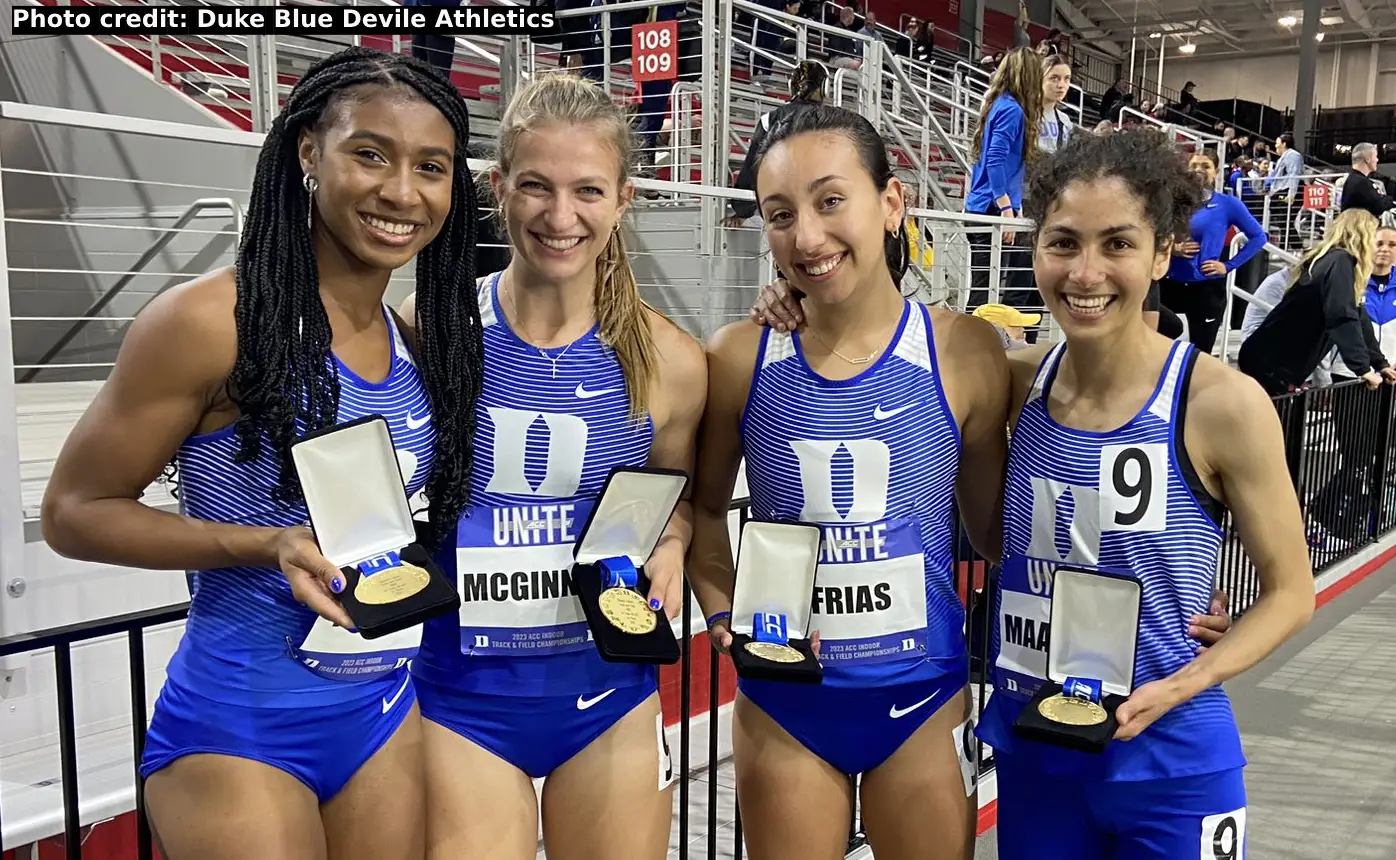 Cameron Miller runs 20.33; Duke women take DMR in record style – ACC Indoor Championships Day 1