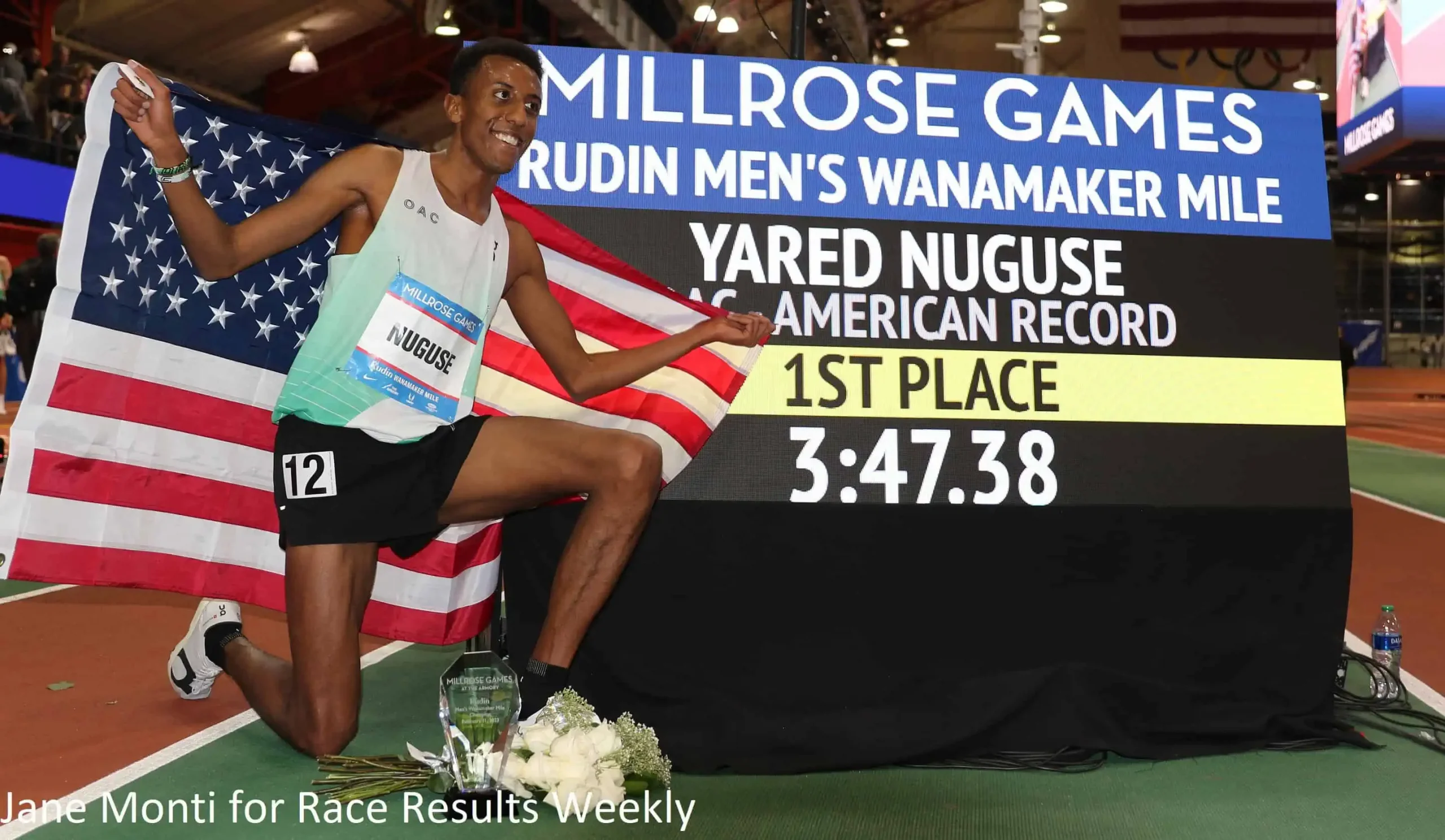 An Epic Race Yared Nuguse smashes American record in the Wanamaker