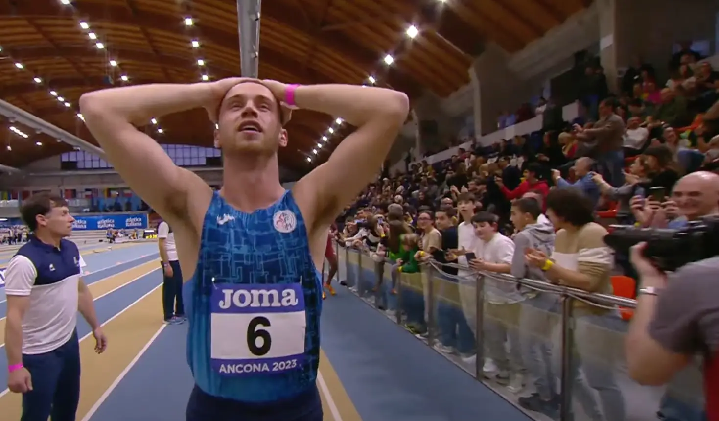 Samuele Ceccarelli upsets Lamont Jacobs to win Italian 60m title