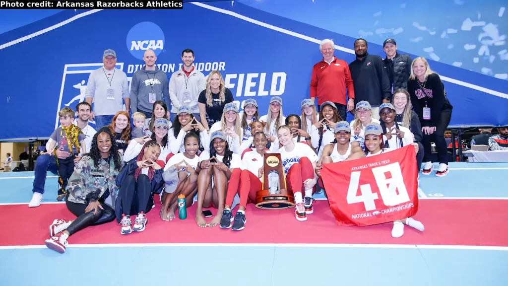 Arkansas Razorbacks women win the 2023 NCAA Indoor Championships