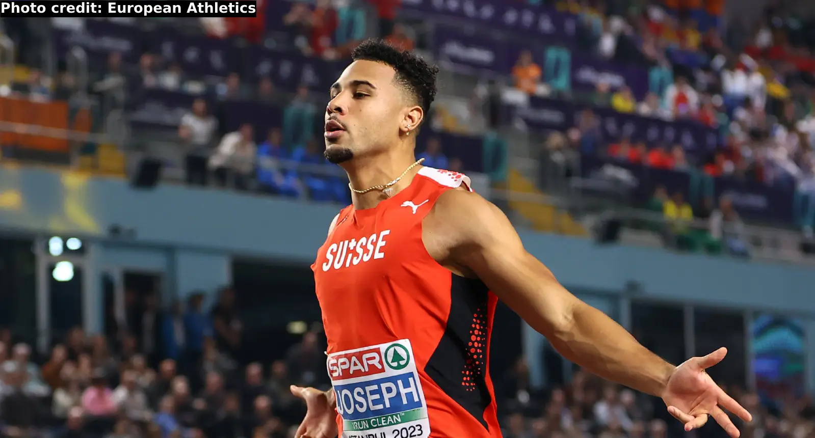 Swiss star Jason Joseph wins European Athletics Indoor Championships 60m hurdles gold