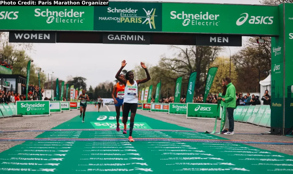 Abeje Ayana of Ethiopia wins the 2023 Paris Marathon