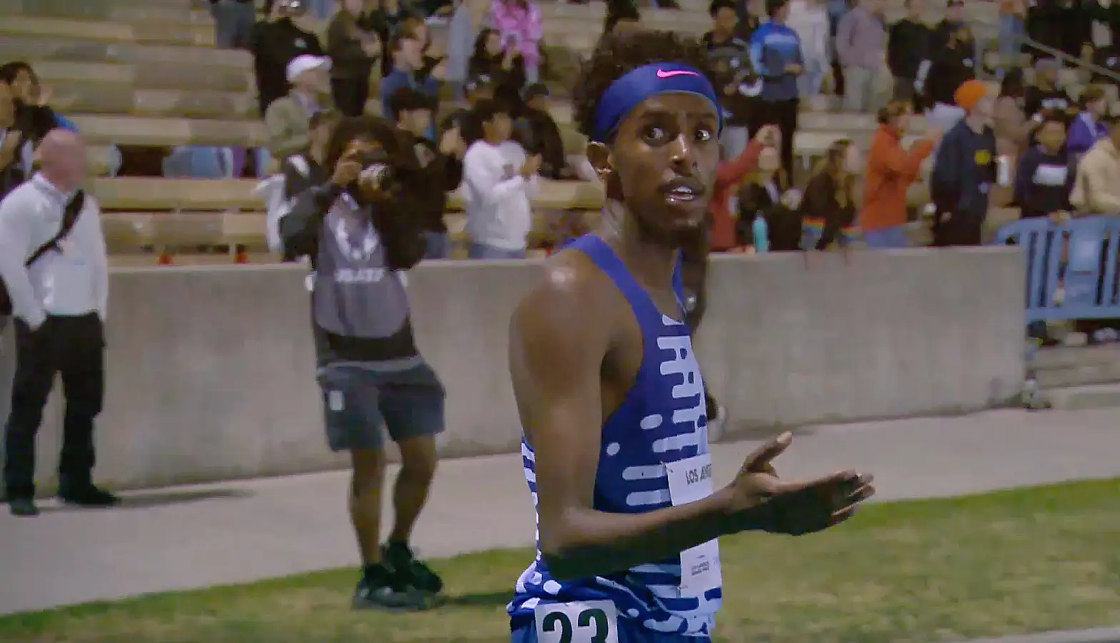Abdihamid Nur recovers from fall, sets 5000m PB at USATF Los Angeles Grand Prix