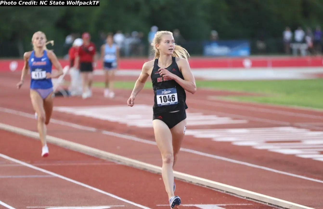 Katelyn Tuohy of NC State set a new collegiate record