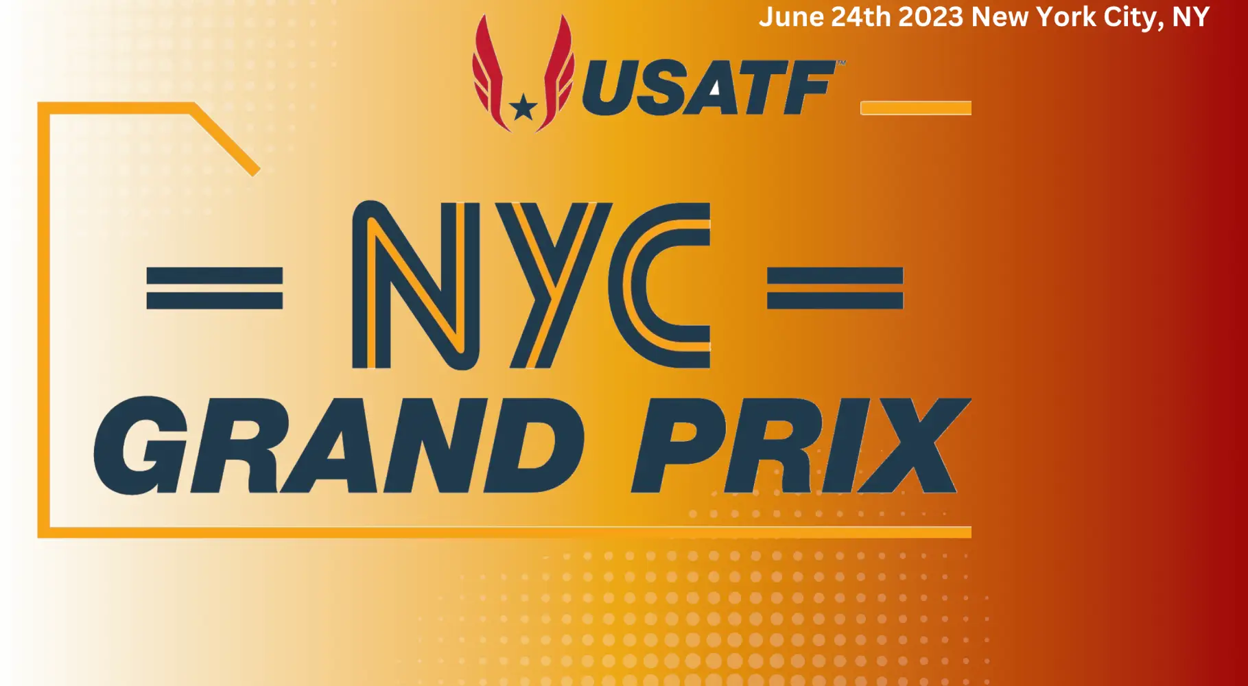 The 2023 USATF NYC Grand Prix schedule