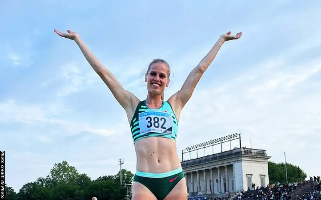 Anita Horvat of Slovenia set a new PB of 1:58.73