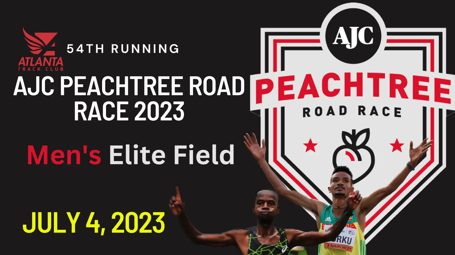 Men's Elite AJC Peachtree Road Race 2023 Start List WorldTrack and