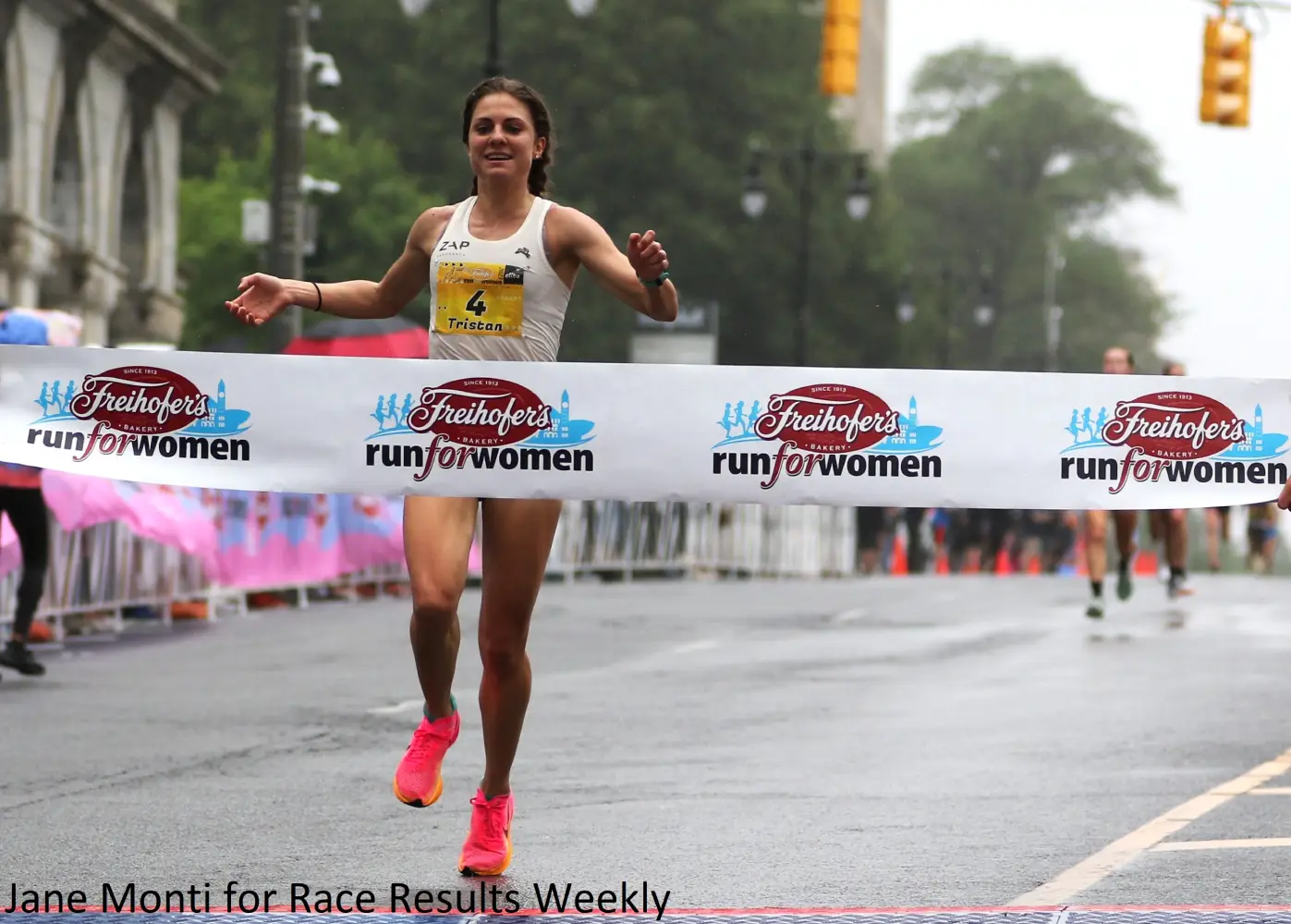Tristin Van Ord wins the 45th Freihofer's Run for Women in 15:54
