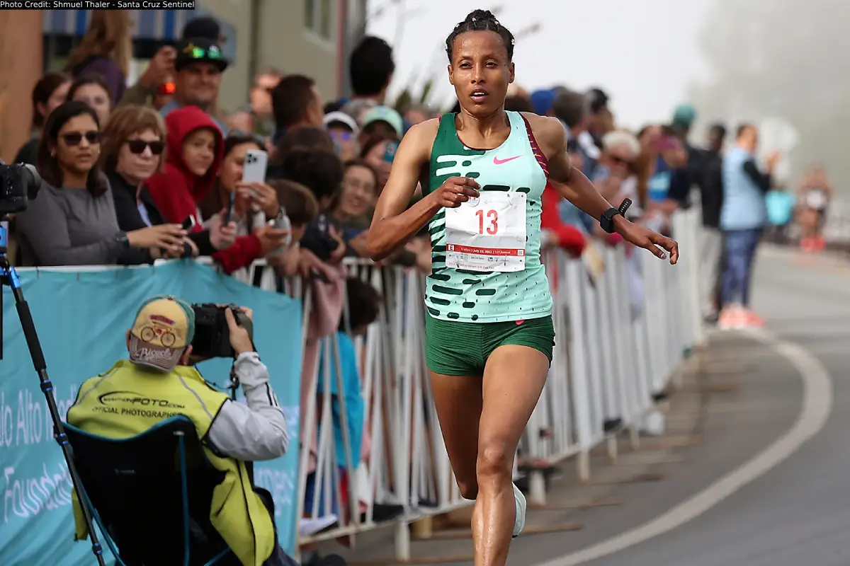 Ethiopian Tigist Ketema wins the 2023 Wharf to Wharf Race