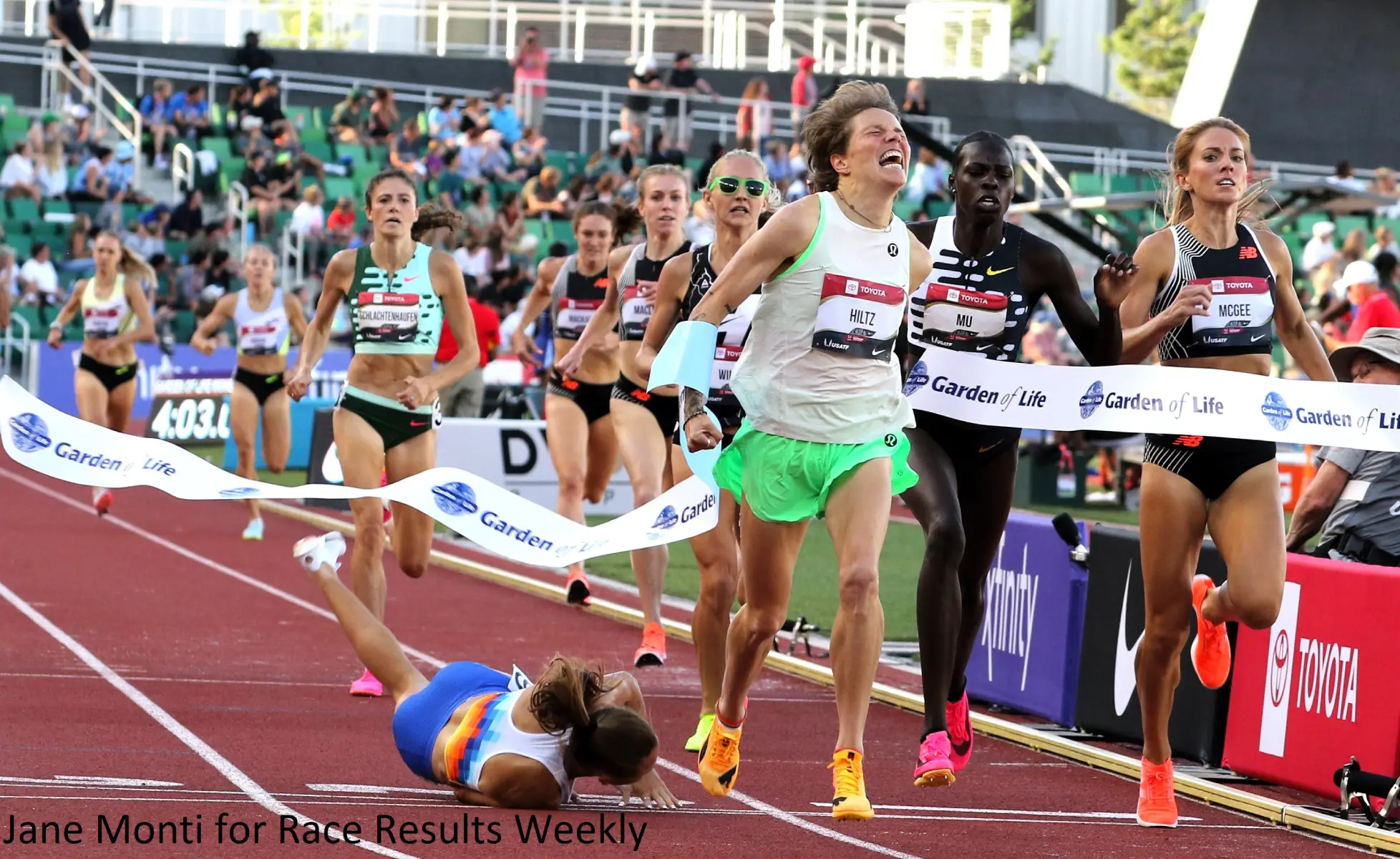 Women’s 1500m report: Excited Nikki Hiltz shocks favorites at USA Championships