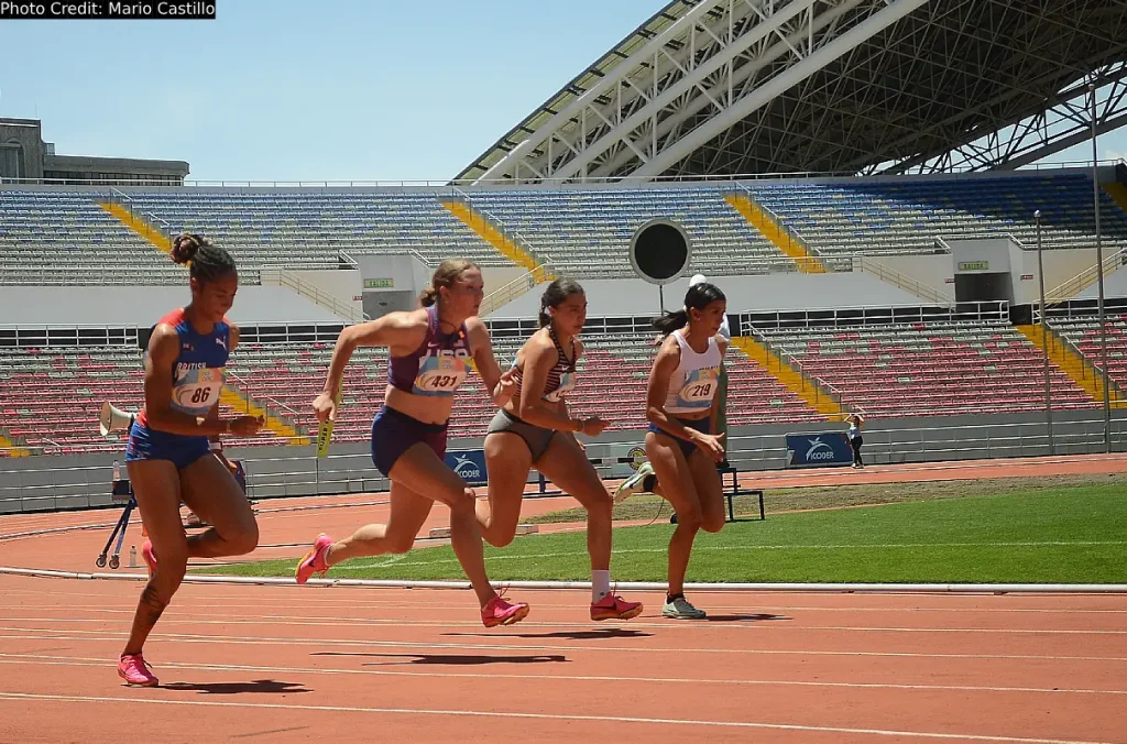 Mia Brahe-Pedersen wins NACAC U23 Championships women's 100m.