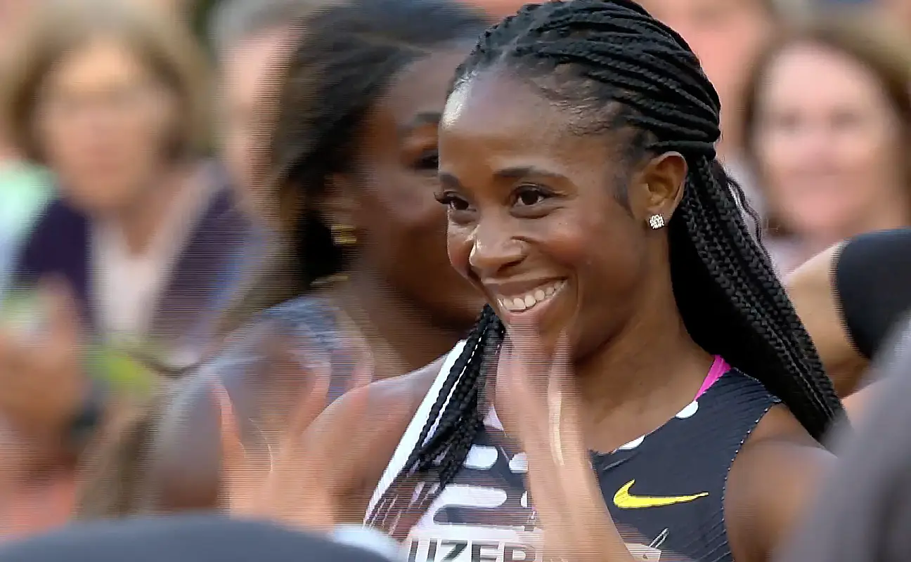 Shelly-Ann Fraser-Pryce wins 100m in Luzern 2023