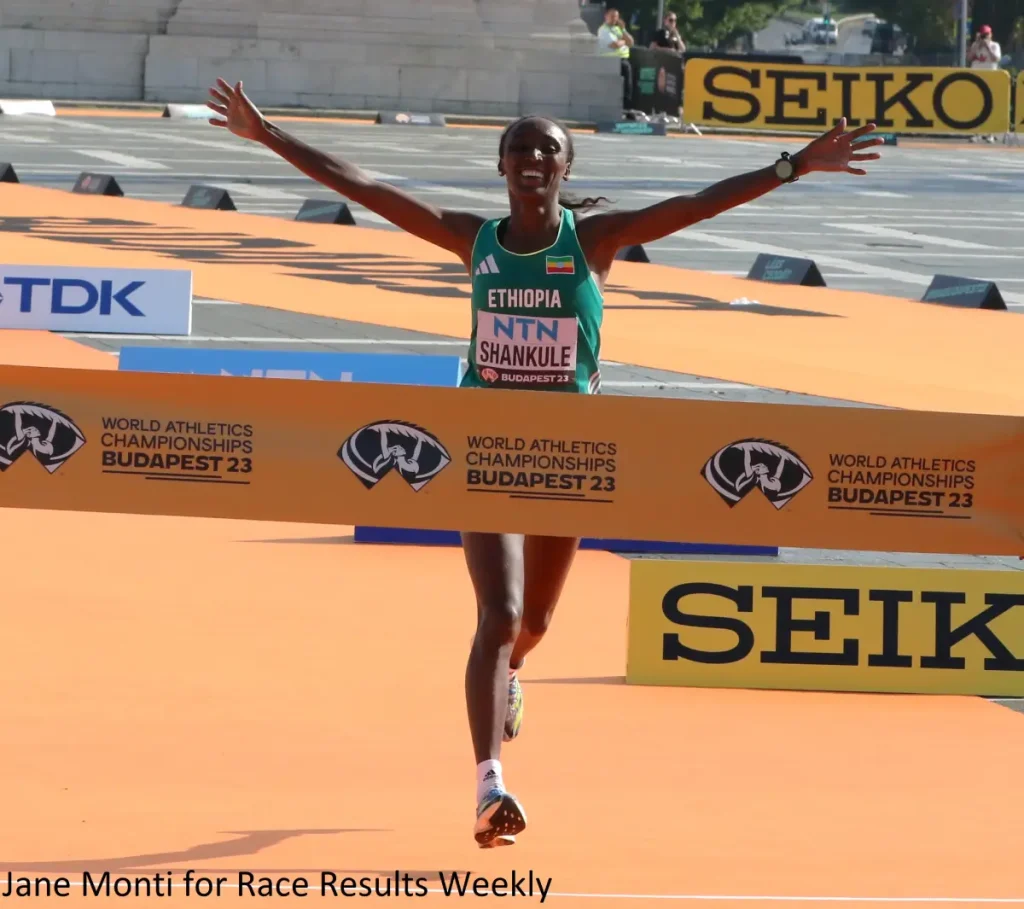 of Ethiopia wins the 2023 World Athletics Championships marathon
