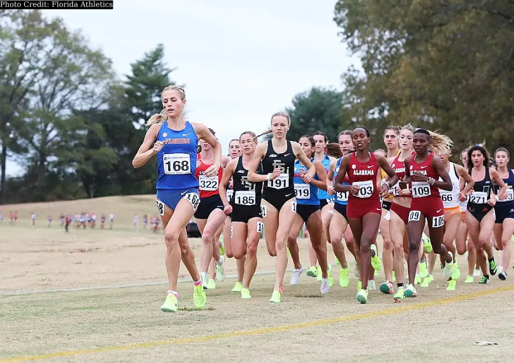 Parker Valby of Florida track and field and cross country