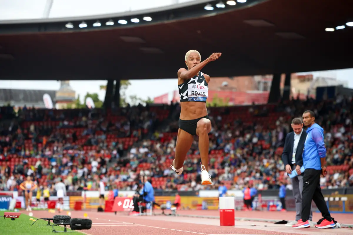 Yulimar Rojas of Venezuela at the 2023 Zurich Diamond League