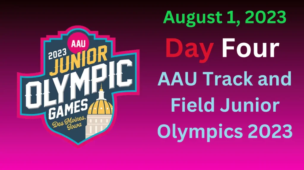 AAU track and field junior olympics 2023 day 4 live streaming