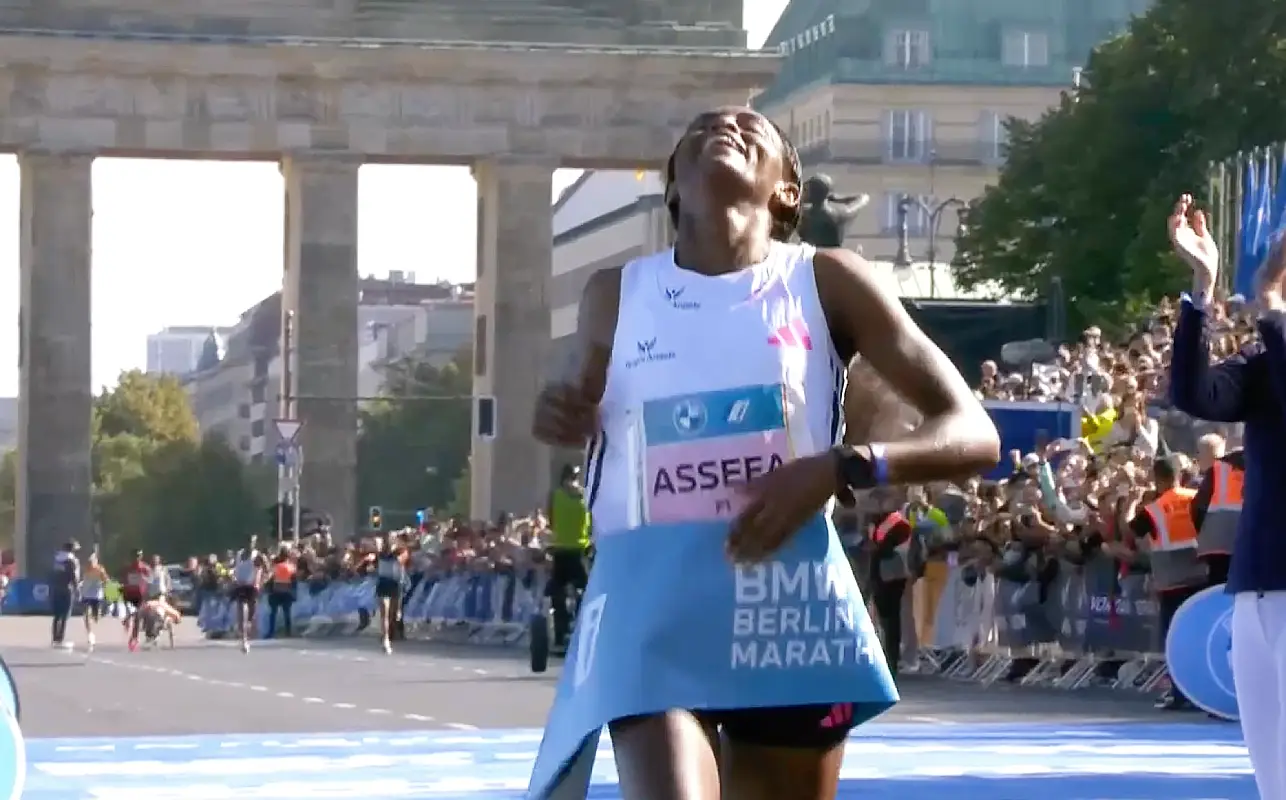 Ethiopia's Tigst Assefa world record at Berlin Marathon 2023