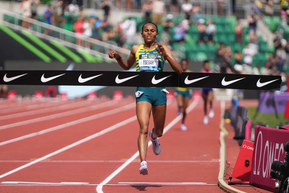 World Records: Gudaf Tsegay breaks 5000m world record at the Diamond League Final