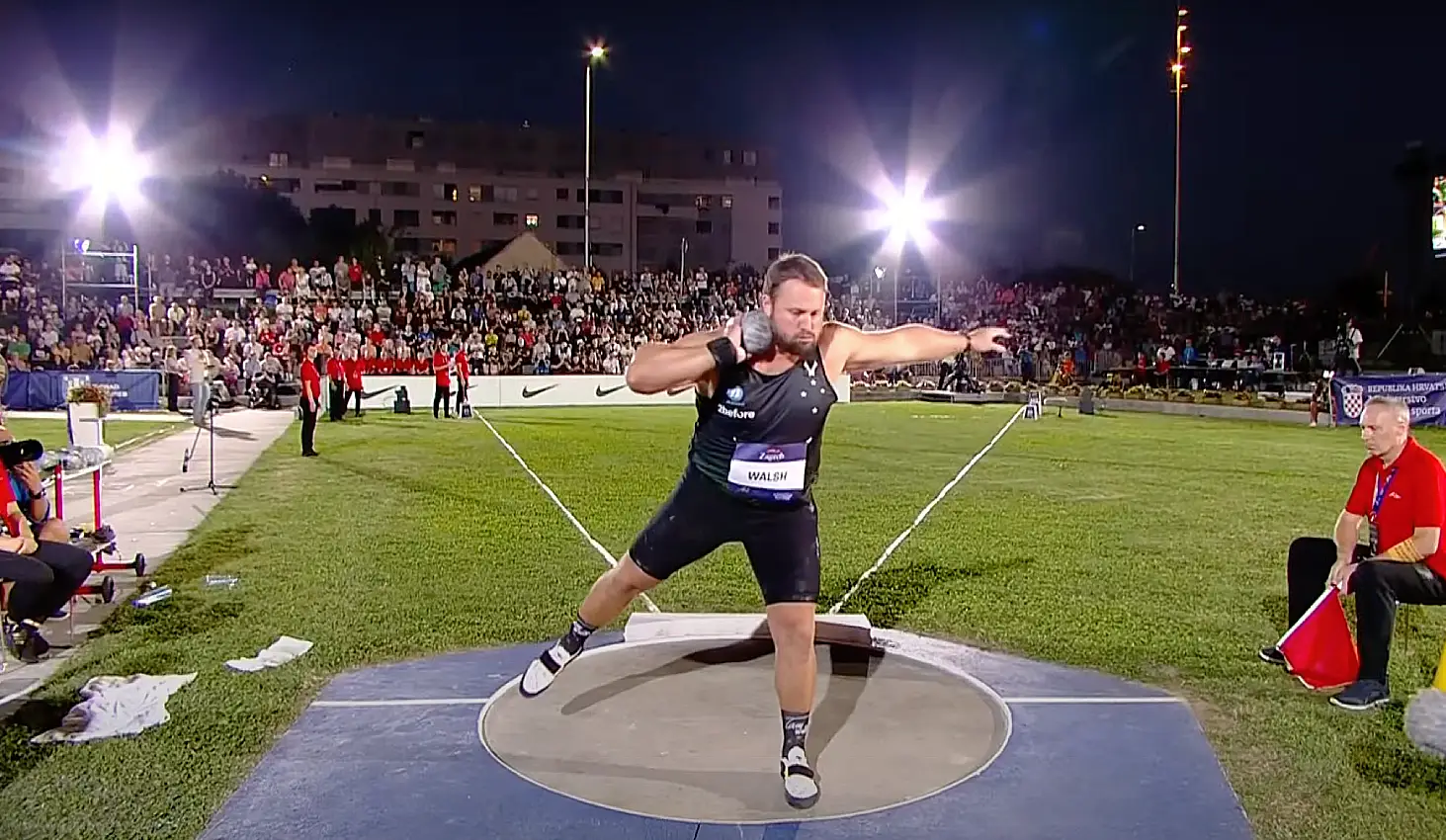 Tom Walsh dominates Boris Hanzekovic Memorial Shot Put with 22.46m