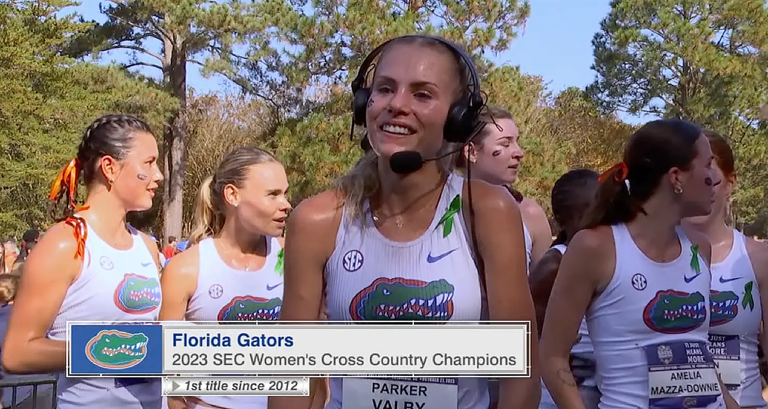 SEC Cross Country Championships team scores and top results Florida