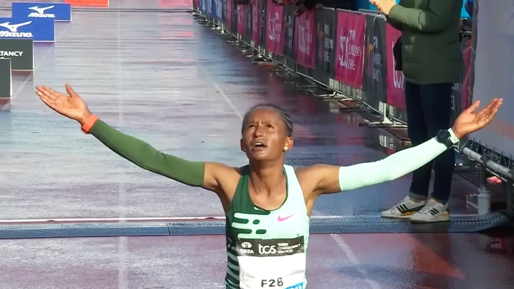 meseret belete wins tcs amsterdam marathon 2023 results