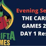 Carifta Games Results Day 1 PM from finals only events