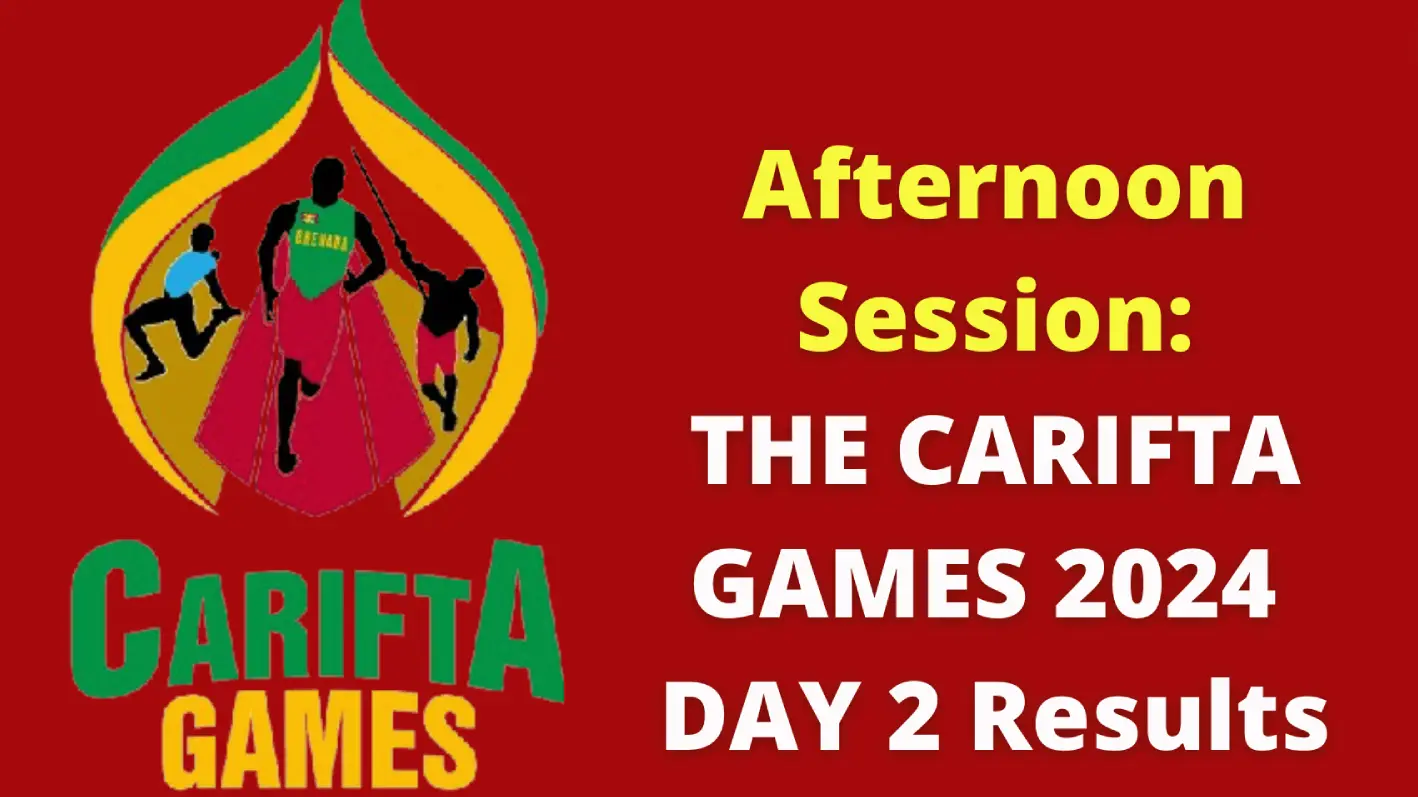 Carifta Games 2024 Results: Day 2 Afternoon Session Finals-Only