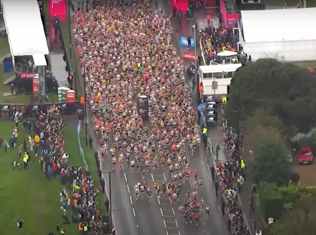 London Marathon record numbers
