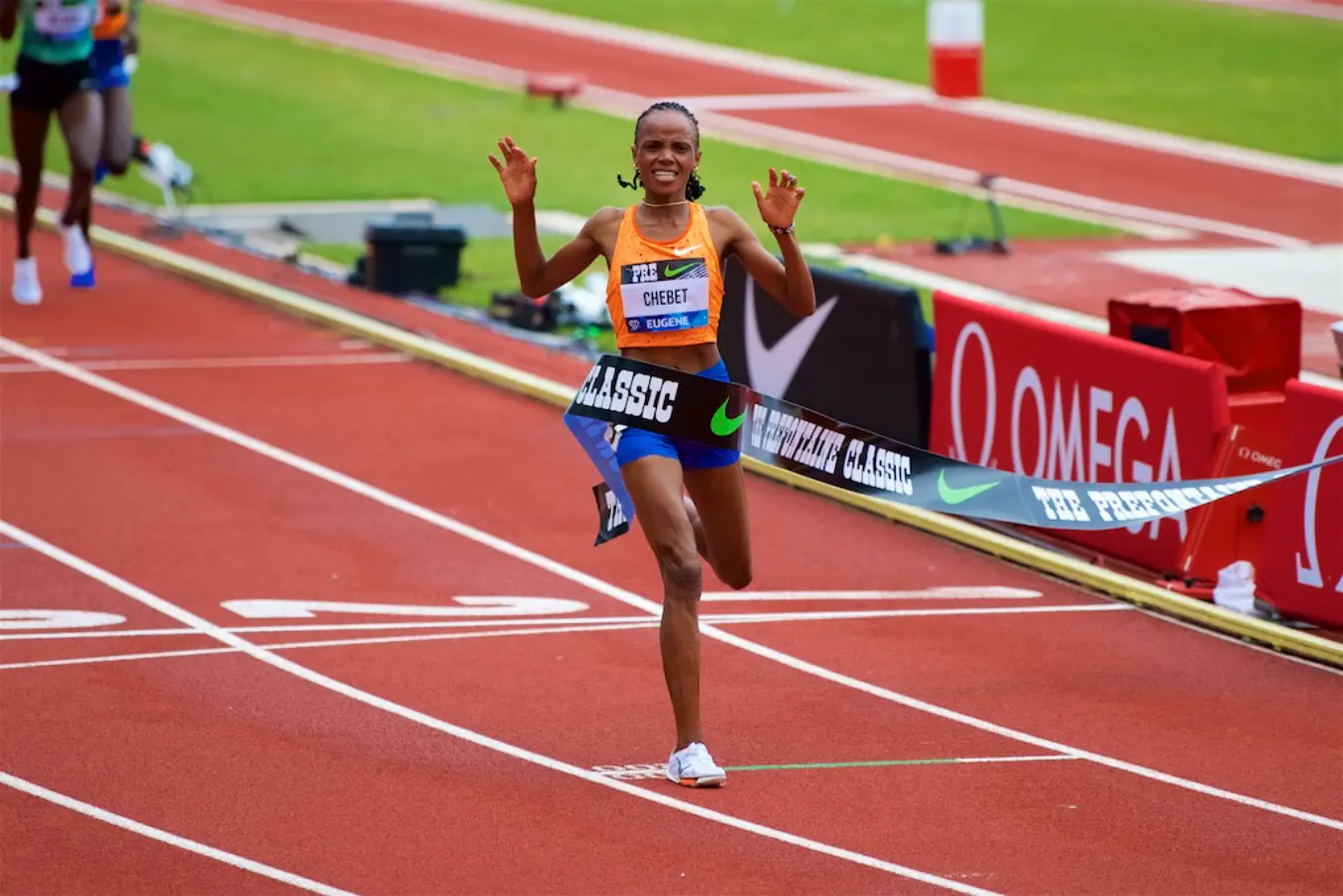 Beatrice Chebet establishes a new world record in the 10,000 meters at the 2024 Prefontaine Classic Results