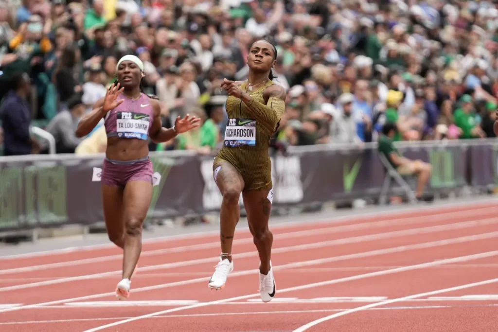 Sha'Carri Richardson runs 10.83 at 2024 Prefontaine Classic