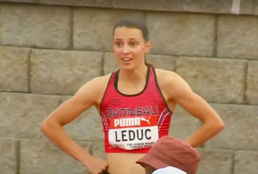 Audrey Leduc runs 22.36 for Canada record at Edwin Moses Classics