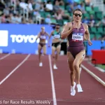 lise Cranny wins her heat of the 5000m at the 2024 U.S. Olympic Trials