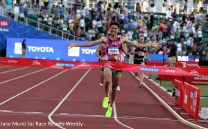 Grant Fisher wins the 2024 U.S. Olympic Trials 10,000m title