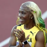 Sprint Queen Shelly-Ann Fraser-Pryce at the 2022 World Athletics Championships