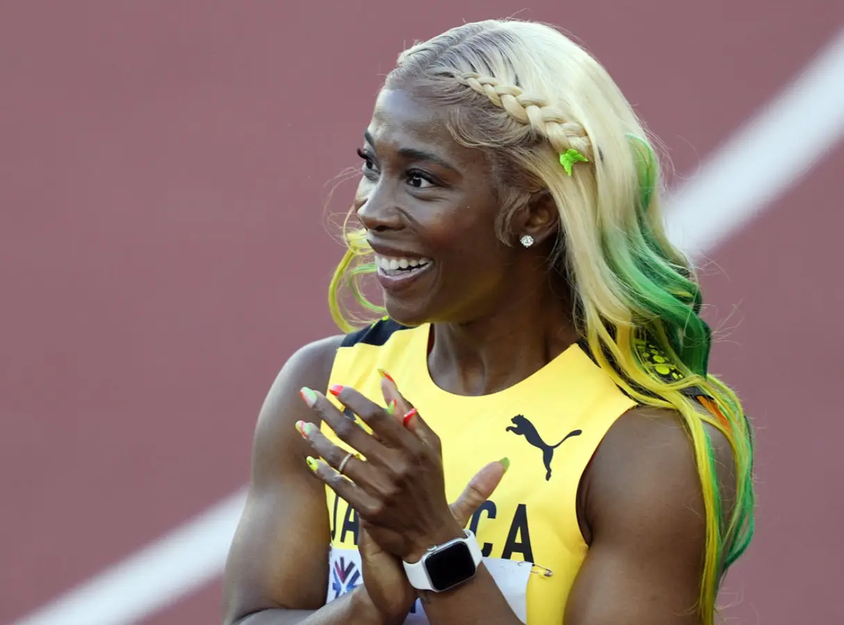 Sprint Queen Shelly-Ann Fraser-Pryce at the 2022 World Athletics Championships