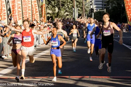 Nikki Hiltz wins the 8th edition of the Kalakaua Merrie Mile