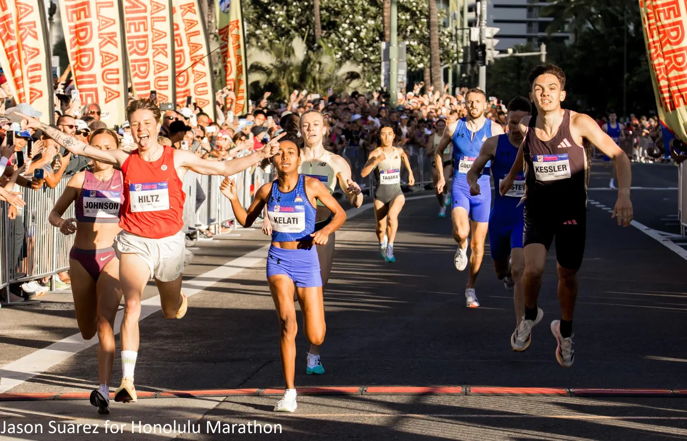 Nikki Hiltz wins the 8th edition of the Kalakaua Merrie Mile