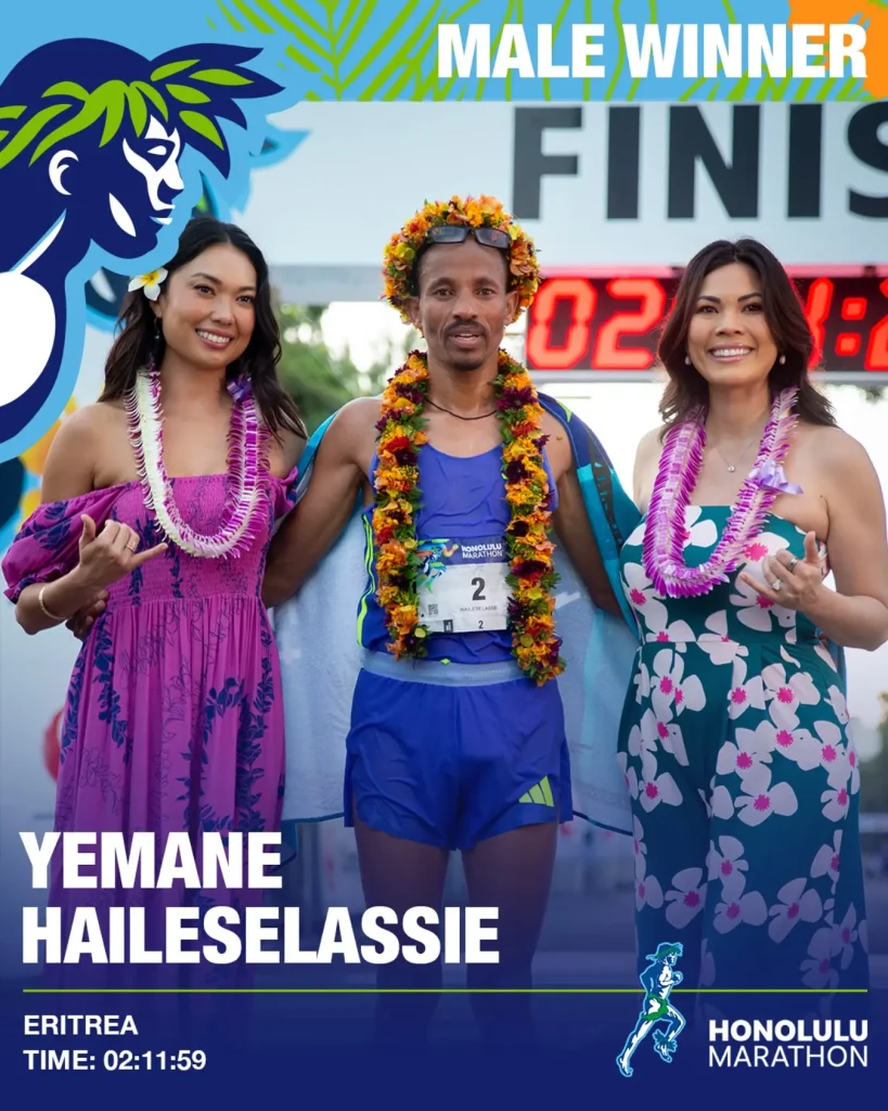 Honolulu Marathon 2024 Results Haileselassie & Limo Secure Wins