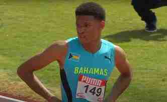 Eagan Neely of Bahamas - Carifta Games 2025 schedule Day 3